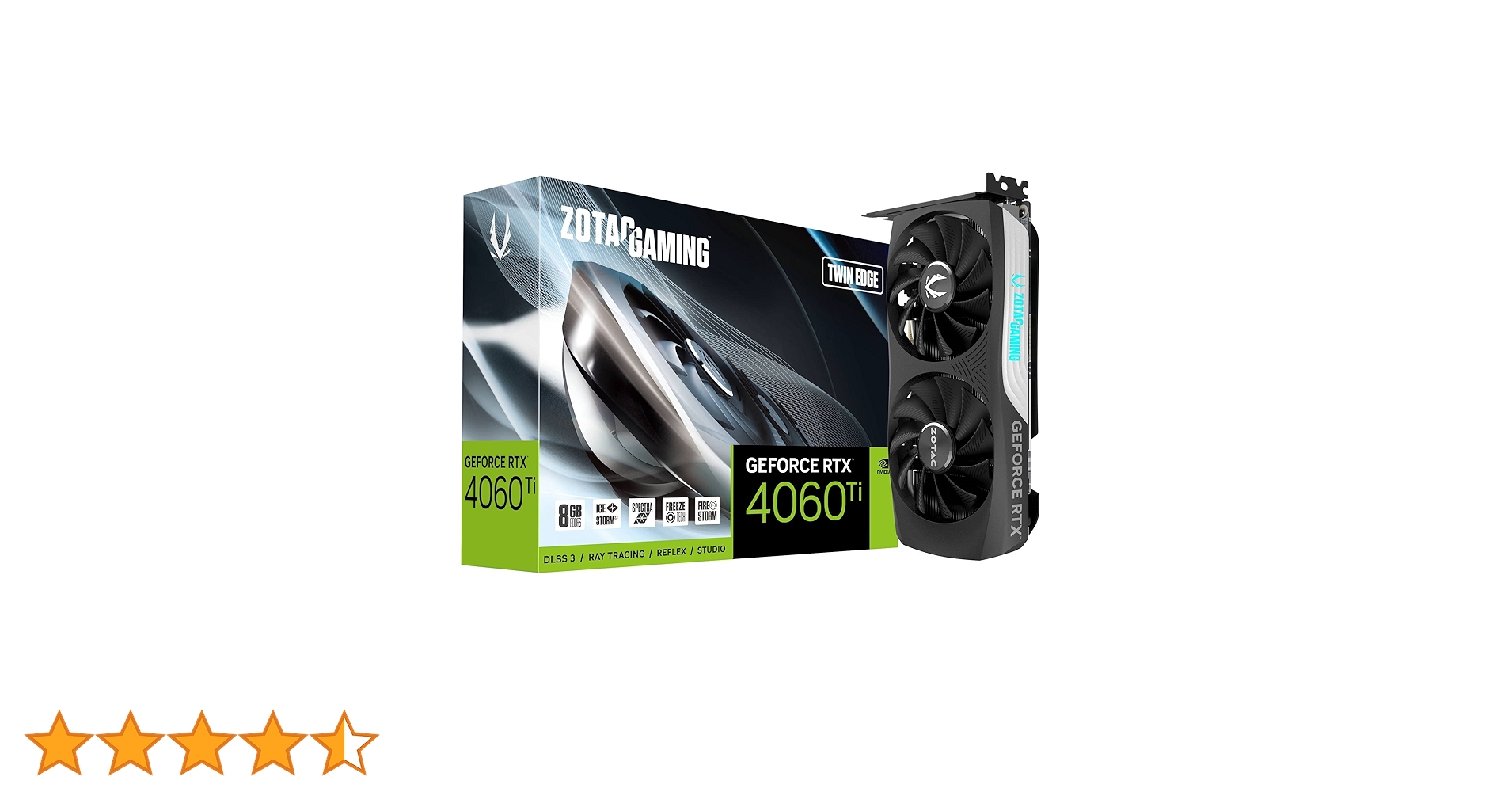 ZOTAC Gaming GeForce RTX 4060 Ti 8GB Twin Edge DLSS 3 8GB